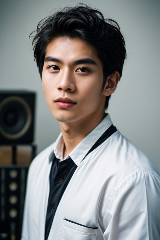 00074-158413545-1boy,slim Asian male,male focus,solo,(Male Producer,Male Sound Technician,Real Skin Texture, detailed skin_1.21),(black hair, sh.png